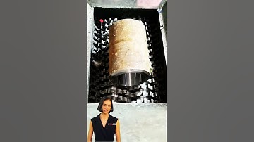 #fcnfm Differential shaft action shredder for shredding mixed household waste streams