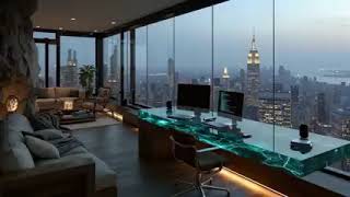 Deep Work Music  Epic City View Focus Beats for Ultimate Productivity & Study   Mindful Deep Work