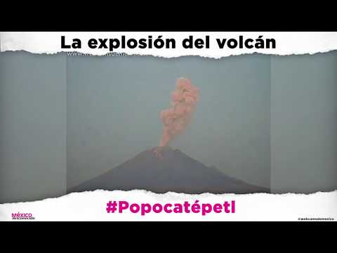 Explosión del Popocatépetl