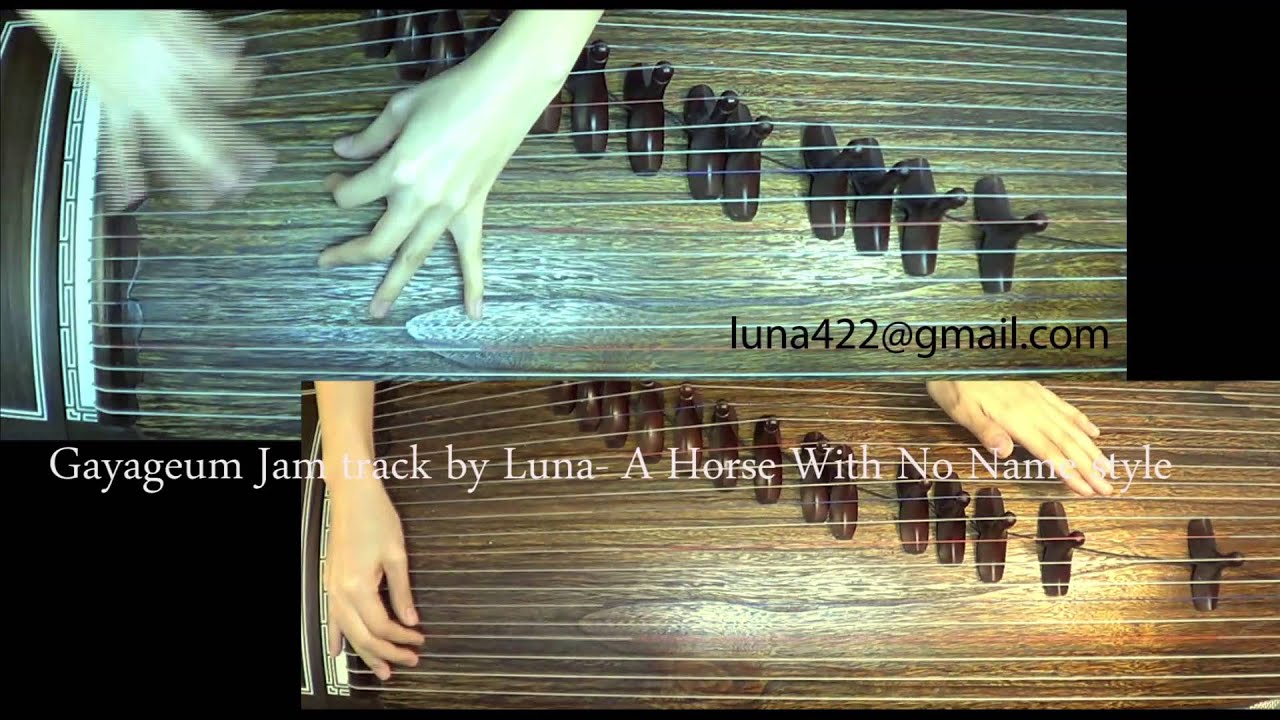 Gayageum Jam track by Luna- A Horse With No Name style