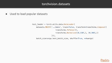 Hands-On Computer Vision - PyTorch 1.x: Introduction to TorchVision | packtpub.com