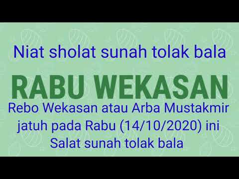 Niat sholat tolak bala &amp; penjelasannya