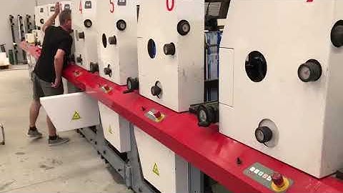 MPS EP410 - 8 Colour UV Flexo Press