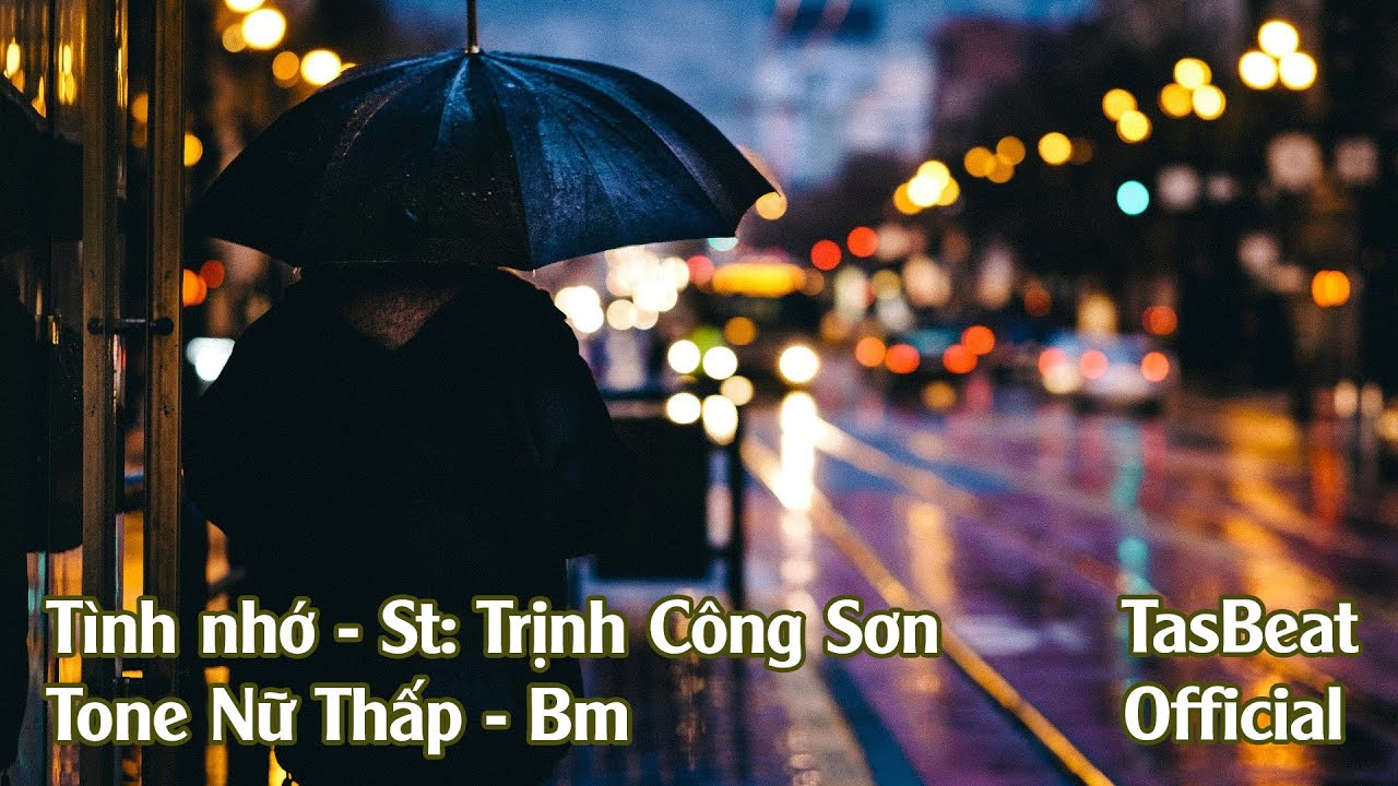 Karaoke Tình nhớ - Tone Nữ Thấp | TAS BEAT