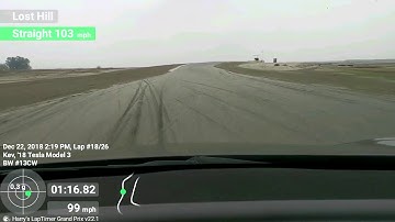 New Personal Best in Model 3 at Buttonwillow!