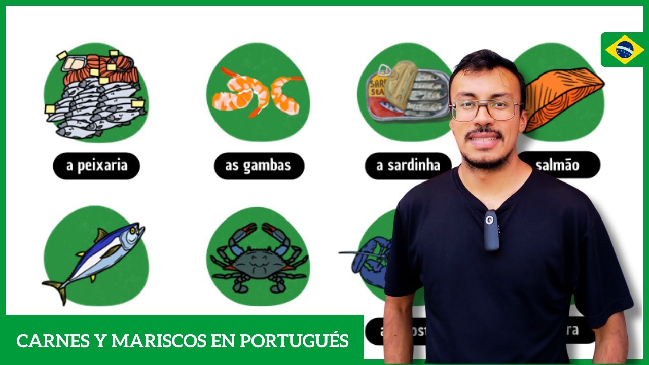 Alimentos en portugués (carnes y mariscos)