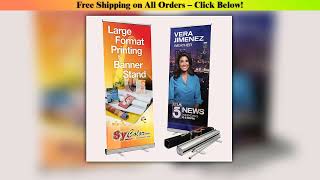 Custom Printing Display Advertising Stand Retractable Roll Up Banner Aluminum roll-up Stand Banner