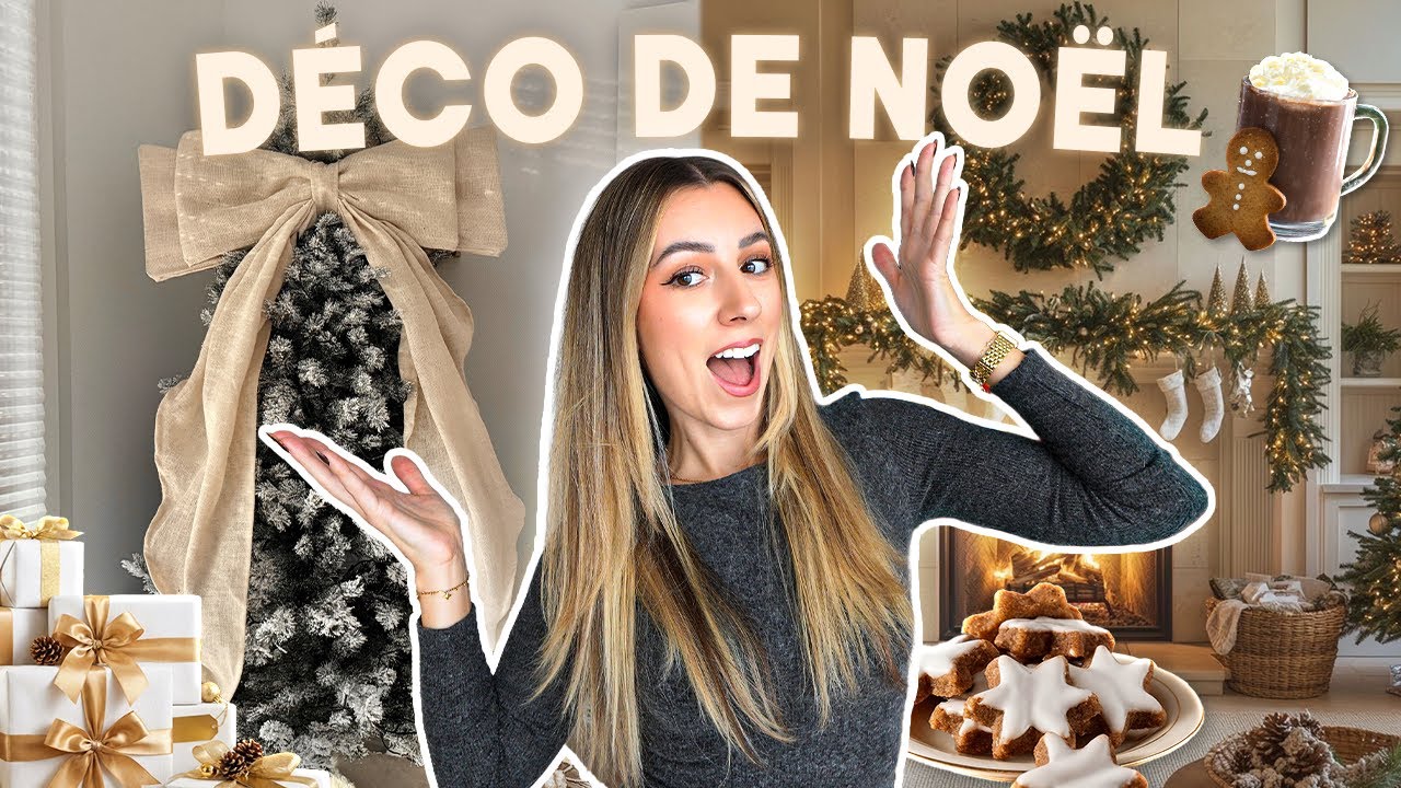 VLOG NOËL 🎄 JE DÉCORE mon appart + BISCUITS de Noël & MARCHÉ de Strasbourg ✨🥨
