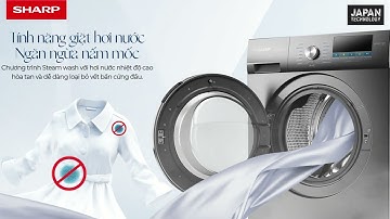 Máy giặt Sharp cửa trước mới