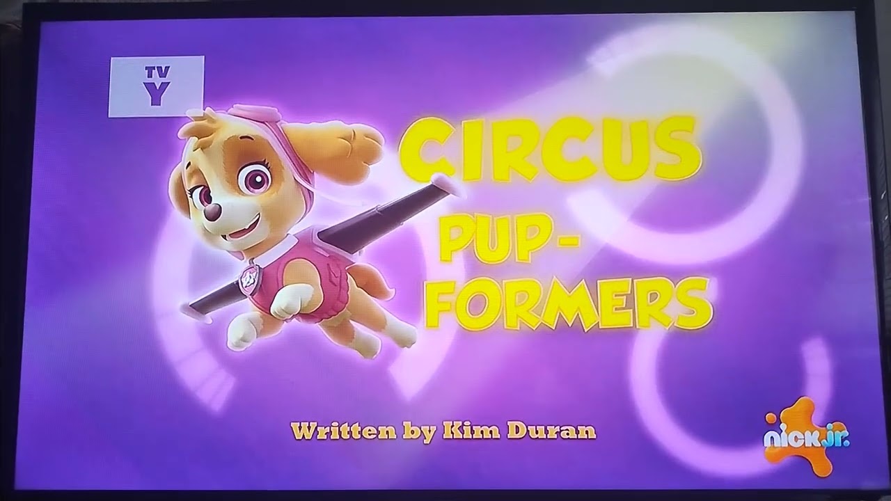 Circus Pup-Formers Title Card