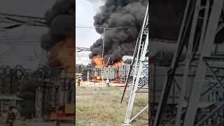 Fire At 100 Mva Power Transformer