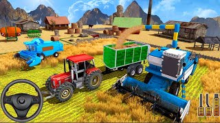 Heavy Duty Tractor Farming Tools 2020 Wheat Farm Harvester Android Gameplay screenshot 4