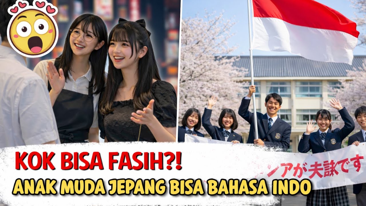 BAHASA KITA GO JEPANG 😊! Anak Muda Jepang Fasih Bahasa Indonesia, Budaya Nasional Makin Disukai