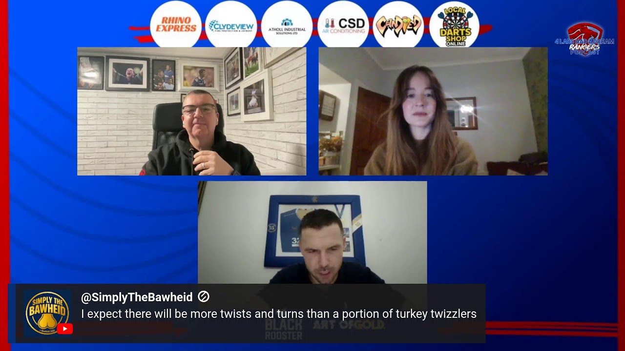 4Lads Rangers Sunday Show - Gers throw away points in Livi