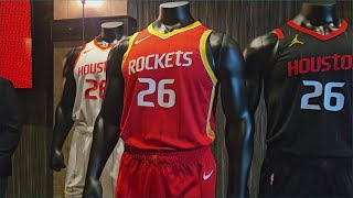 Houston Rockets reveal uniforms inspired by championship era