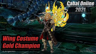 Cabal Online Eu 2021 Venus - New Wing Costume Gold Champion !!