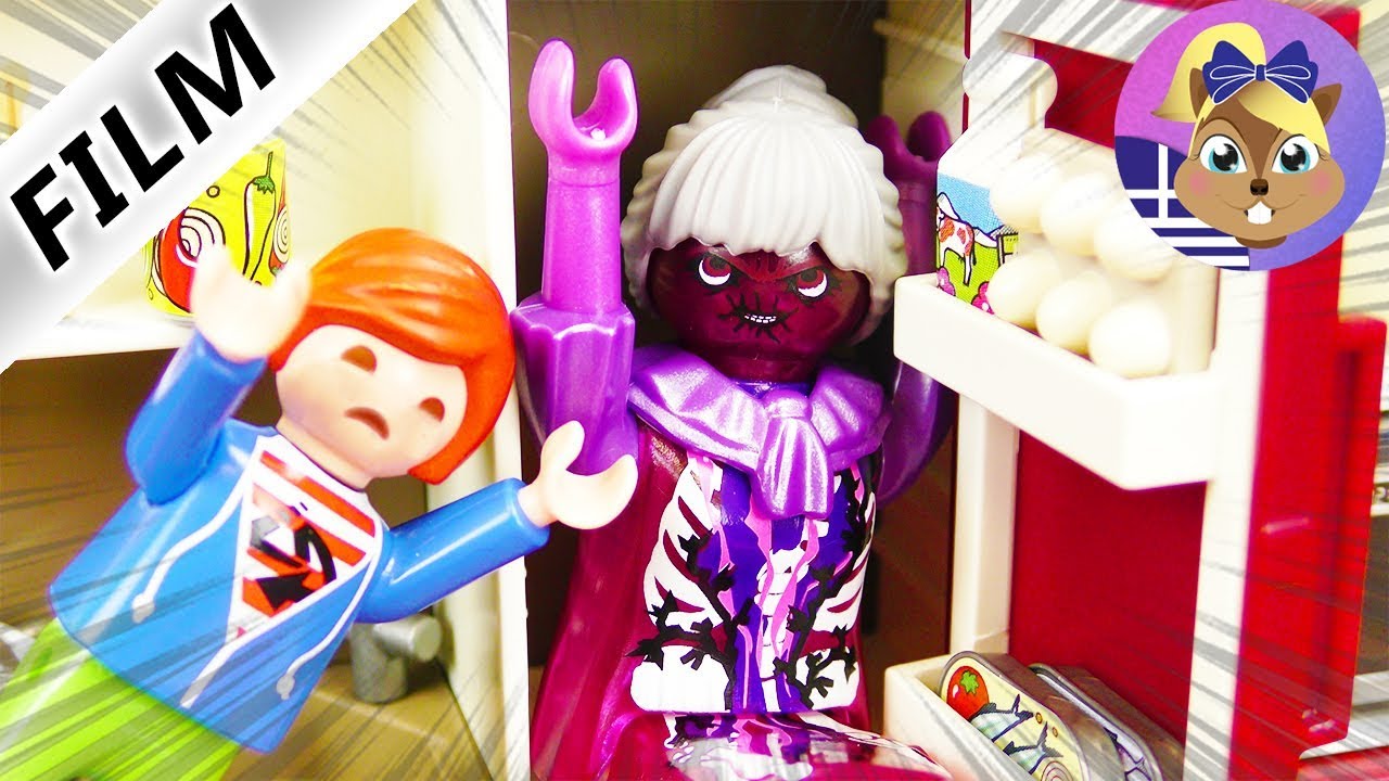Playmobil ταινία:Ένα τέρας👻 στο ψυγείο!Η Μόλυ θέλει να τρομάξει τα παιδιά!