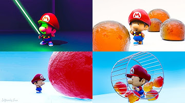 Super Baby Mario with Soft Body Simulation Compilation