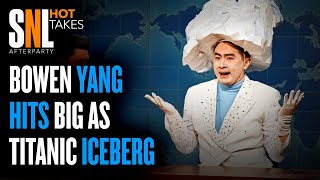 Bowen Yang Hits Big as Titanic Iceberg | Saturday Night Live (SNL) Afterparty Podcast Hot Takes