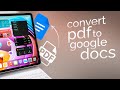 How to Convert PDF to Google Docs on iPad (tutorial)