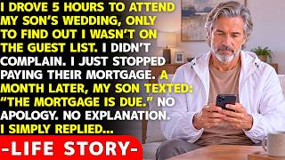 I Wasn't Invited to My Own Son's Wedding—One Month Later, He Texted The Mortgage... | Family Stories screenshot 1