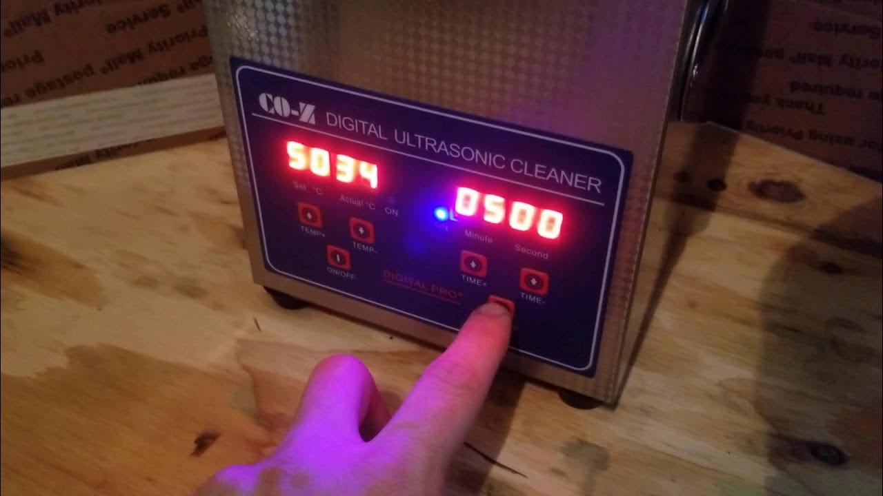 COZ Ultrasonic Cleaner Not Working YouTube