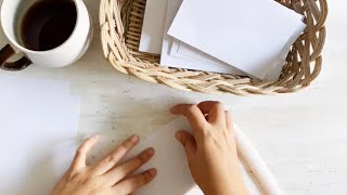 how to create the perfect crease in cards using a bone folder