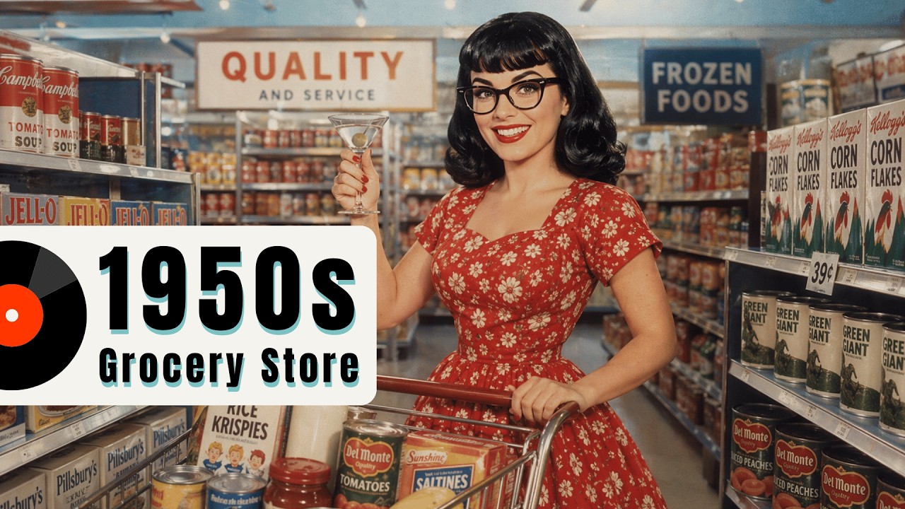 🛒 1950s Grocery Store Muzak: Vintage Elevator Music for Shopping & Focus | Mid-Century Lounge
