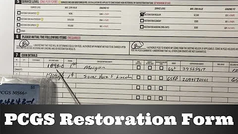 How to Fill Out PCGS Restoration Form