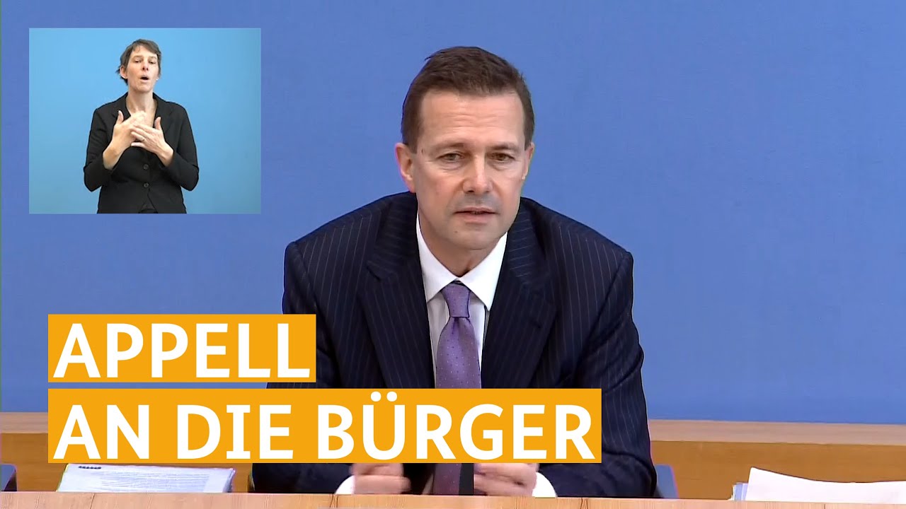 Regierungssprecher Steffen Seibert: Appell an die Bürger (DGS)