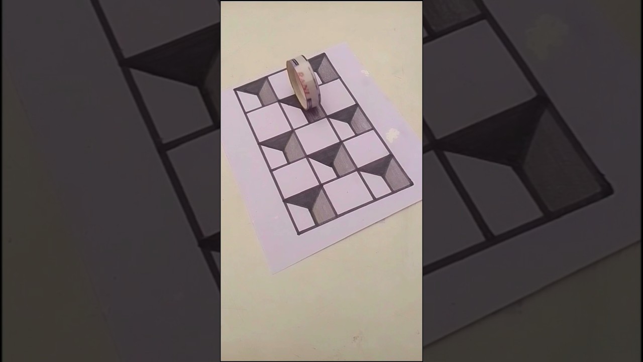ll 3D easy and unique illusion drawing 