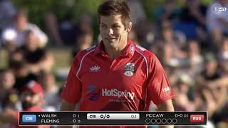 t20 black clash first over (richie mcCaw vs stephen fleming) 2022 screenshot 4