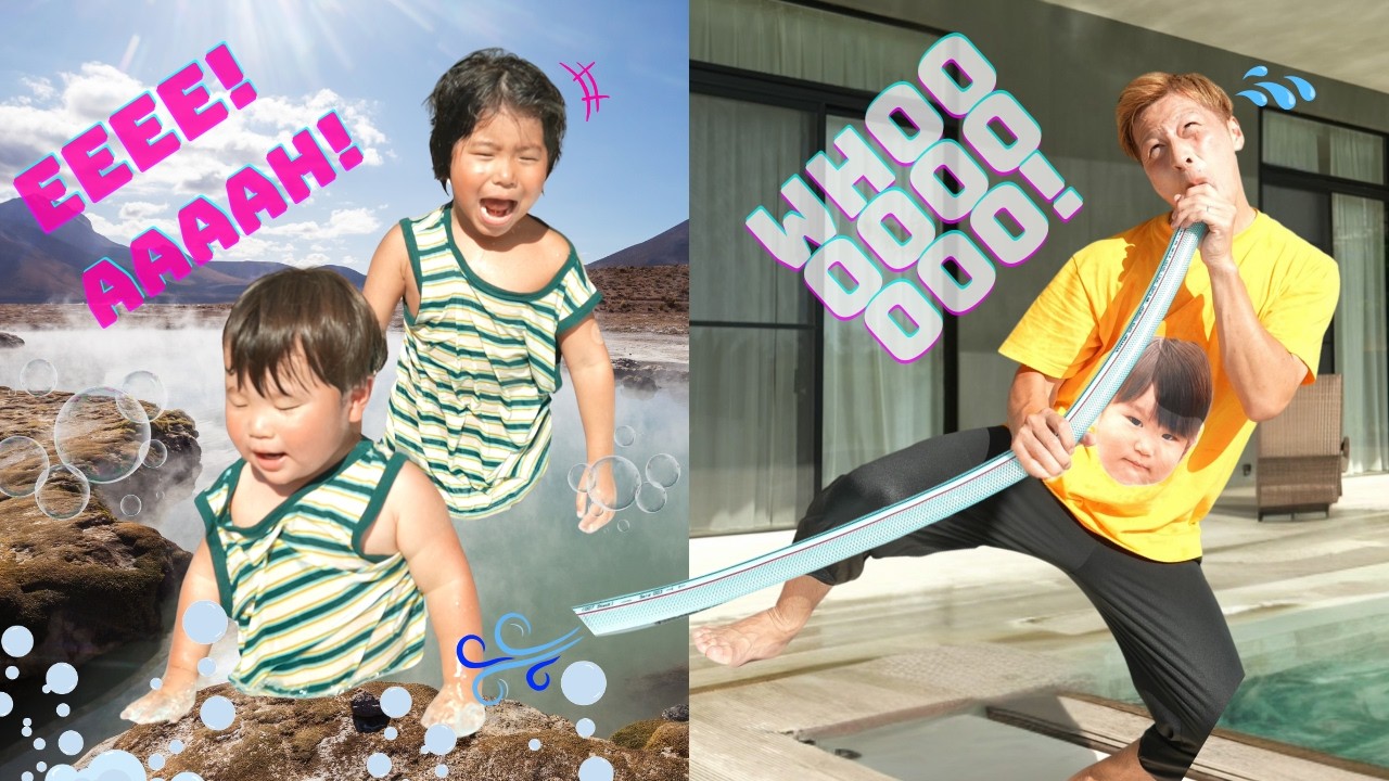 Funny Dad🕺🌈】 Yoshipapa's funny video🥳🥳🥳#longvideo#よしパパ