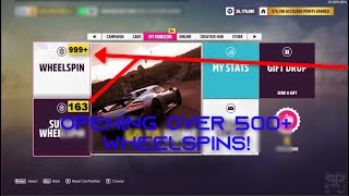 Opening 500+ WHEELSPINS in FORZA HORIZON 5