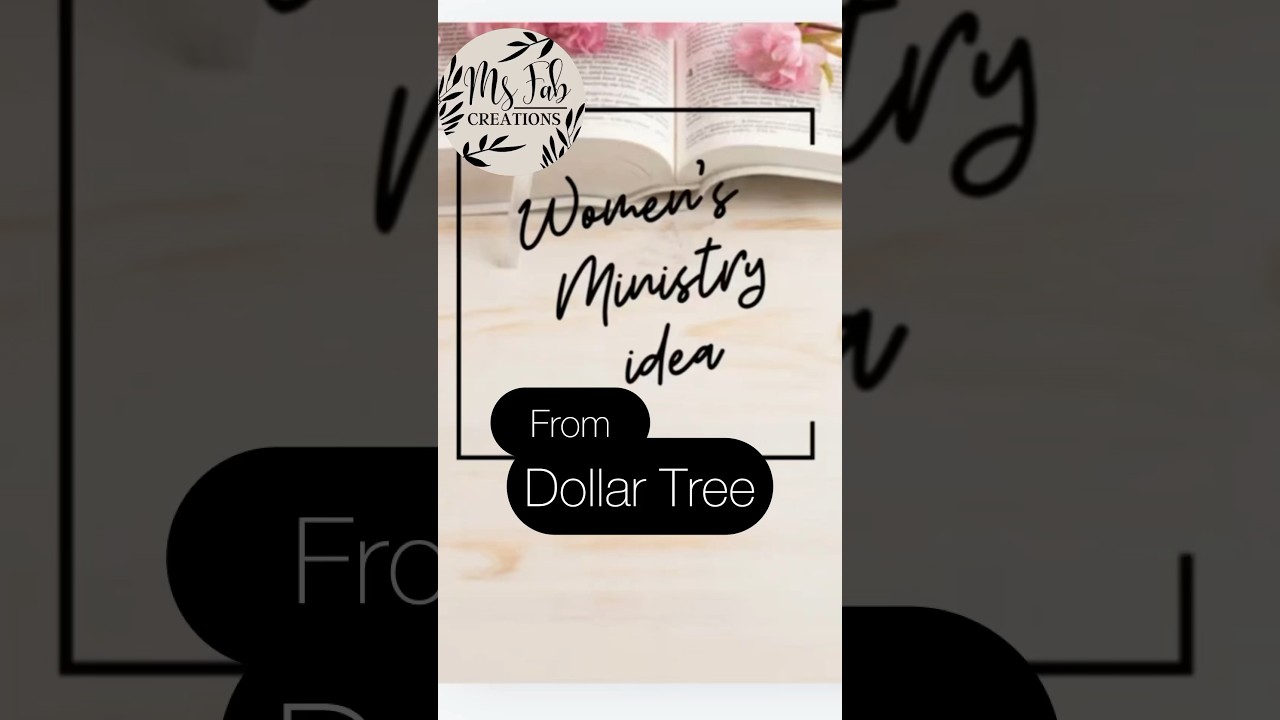 Women’s Ministry gift bag ideas from Dollar Tree 