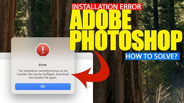 Installing Adobe Photoshop 2025 error How to Fix? Macos