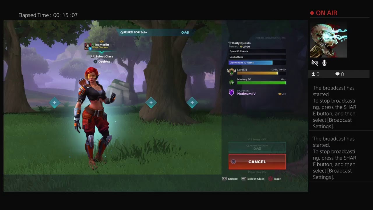 icemerlin's Live PS4 Broadcast