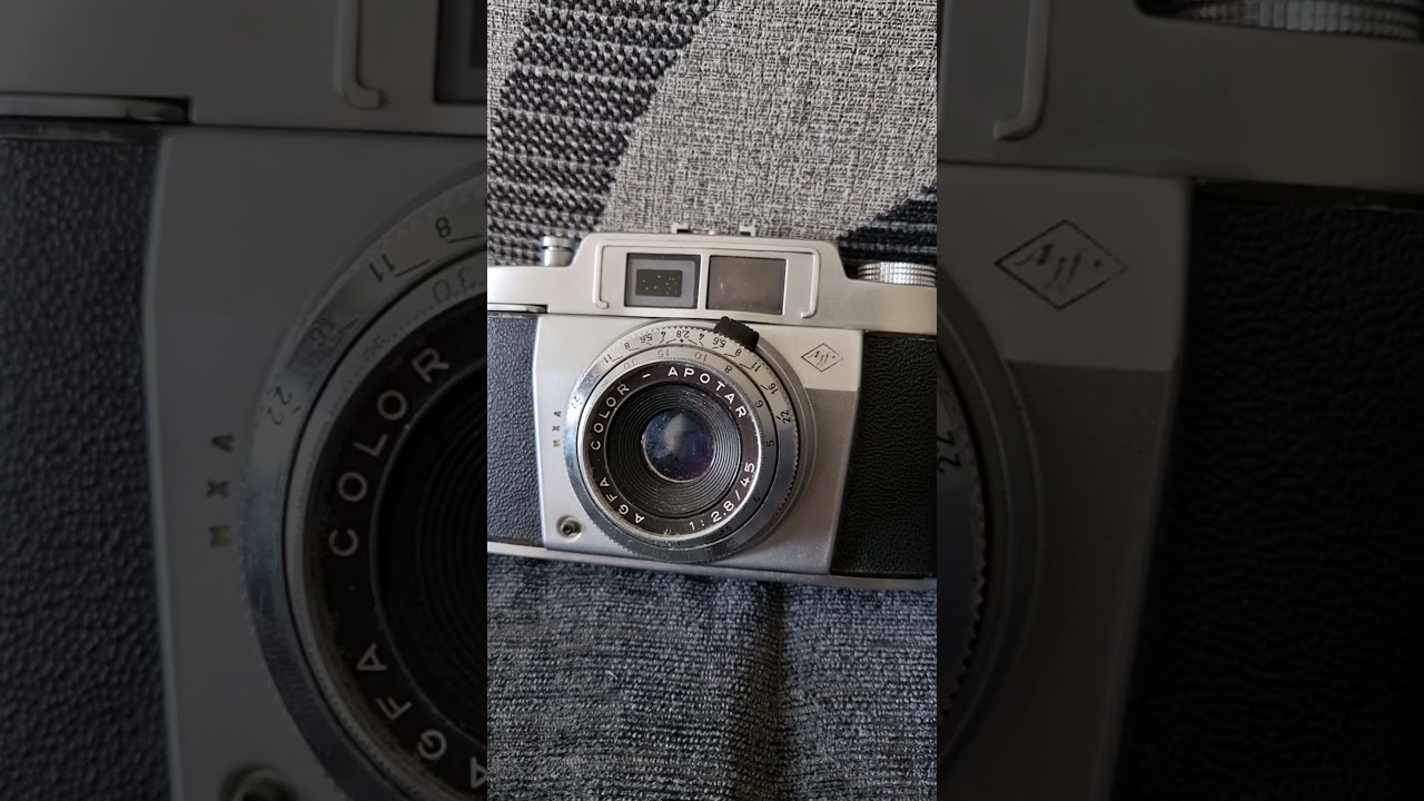 1950s Agfa Silette Brightline with Apotar 45mm f2.8 Lens. 