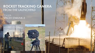Motorized camera tracks SpaceX Falcon 9 rocket with Starlink-3 in 4k slow-motion