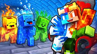 JJ Became The KING Of ALL ELEMENTS In Minecraft!