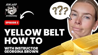 Rok-Ard Kickboxing: Yellow Belt Grading Syllabus