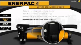 Enerpac Ultima Steel Hand Pump
