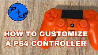 HOW TO CUSTOMIZE A PS4 CONTROLLER! (Replacing Buttons, Joysticks, Shell)