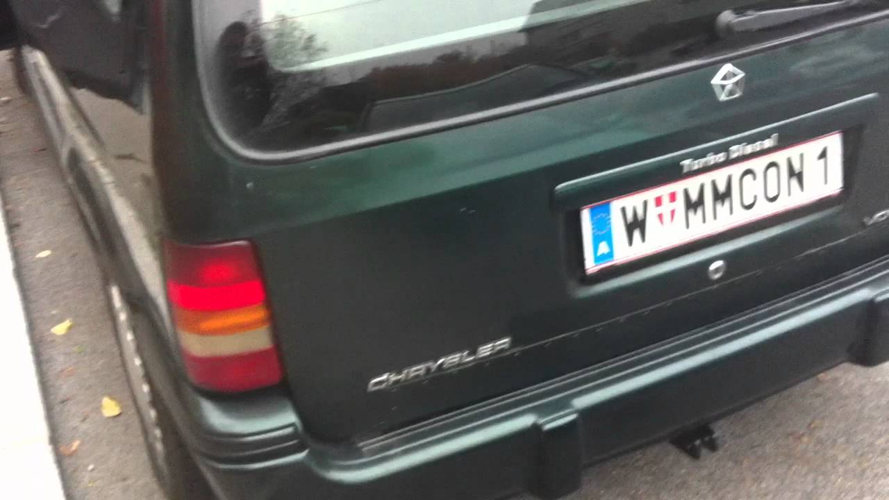 Chrysler Voyager 2,5 TD review mit starten YouTube