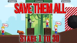 Save Them All - Drawing Puzzle Stage 1 to 30 screenshot 1