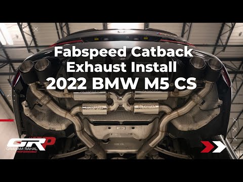 2022 BMW M5 CS Fabspeed Catback Exhaust