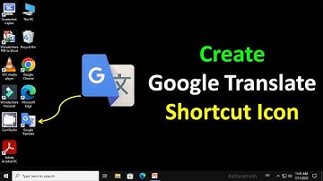 How to Create Google Translate Shortcut On Desktop