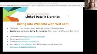 2020-07-10 Diving into Wikidata workshop (Will Kent)