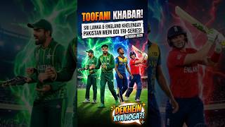 PAK vs ENG vs SL: Tri-Series in Pakistan! 🇵🇰🔥 | Big News #Cricket#cricketshorts #shortsfeed#cricnews
