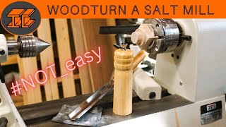 Woodturning a Project Kit Salt and Pepper Mill with Review - Part 1